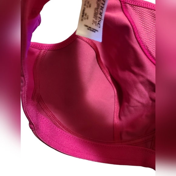 NWOT Glamorise No-Bounce Camisole Sports Bra 36D - Picture 7 of 11